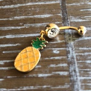 Pineapple belly ring
